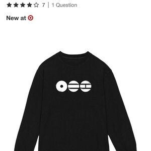 BTS Target Exclusive Long Sleeve T-Shirt - Black XL
(New)